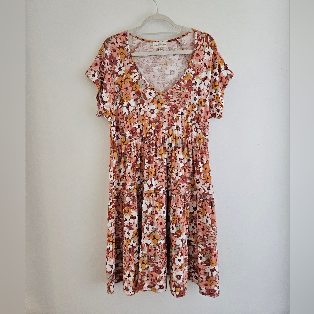 Derek ♡ Heart Flowered Dress NWOT